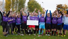 Coatbridge woman raises grand sum for epilepsy charity through football fundraiser