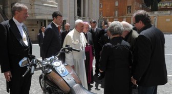 Highway to heaven: Pope auctioning his Harley Davidson chopper for charity