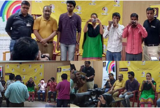 Sightsavers Organises ‘The Blind View’ – A Photography Workshop for Visually Impaired Photography Enthusiasts in Bangalore, Partly Sponsored by Her Highness Sheikha Arwa Al Qassimi